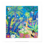 Art Print: Love under the Palms Abbey Garden