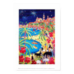 Art Print: Magical Mountain Music, Menton posters