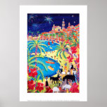 Art Print: Magical Mountain Music, Menton