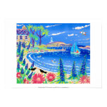 Art Print: Sailing Home, Tresco. Cornish Art Print