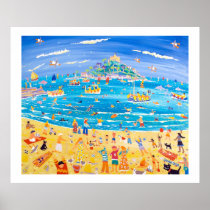 Art Print: St Michael's Mount. Large Canvas Print