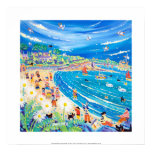 Art Print: Swashbuckling Swanpool, Cornwall posters