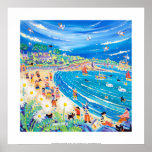 Art Print: Swashbuckling Swanpool, Cornwall