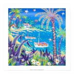 Art Print: Wild Iris Cap d'Antibes France posters