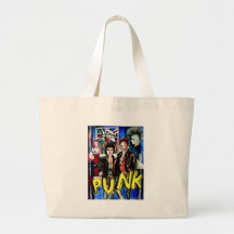 art , Punk rock music, fashion  and style Bags