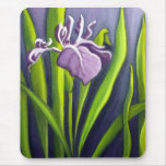 Art Purple Iris Mousemat