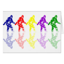 ART SCHOOL SQUATCH - Colourful Bigfoot Logo Cards