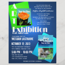 Art Show Bat Mitzvah Custom Flyer