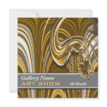 Art show gallery elegant CUSTOMIZE invitations