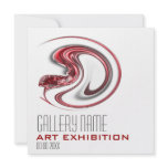 Art show gallery exhibition opening CUSTOMIZE Custom Announcement
