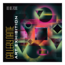 Art show gallery exhibition opening CUSTOMIZE Custom Invites