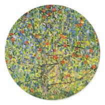 Art stickers Gustav Klimt painting The Apple Tree