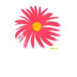 Art T-Shirt: Classic Pink Daisy