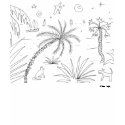 Art T-Shirt: John Dyer Tropical Drawing