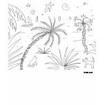 Art T-Shirt: John Dyer Tropical Drawing