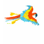 Art T-Shirt: Tropical Parrot