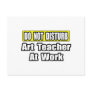 Art Teacher At Work