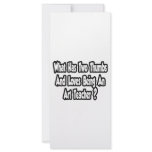 Art Teacher Joke...Two Thumbs rack cards