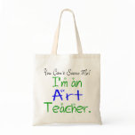 Art Teacher Tote Canvas Bags