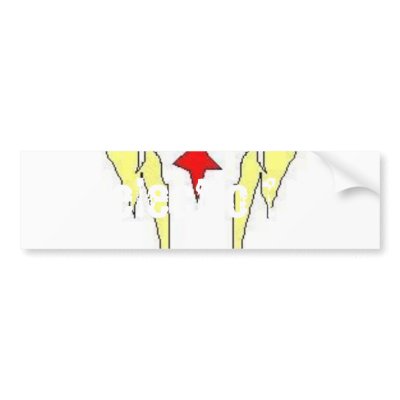 Art Text Eroxion Bumper Stickers by kingcobrahoody