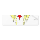 Art Text Eroxion bumper stickers