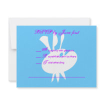 Art Theme Bat Mitzvah Birthday Party RSVP Custom Invites