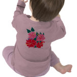 Art Top: Hibiscus Heart. Baby Shirts