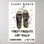 Art Walk Custom Art Event Poster