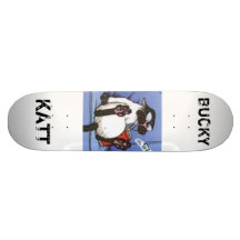 artd, BUCKY, KATT - Customised Skate Deck