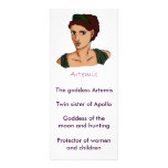 Artemis information card rack card design