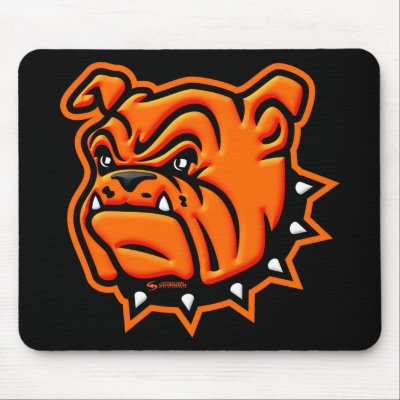 Artesia "Big Bulldog" Mousepad by skyriderdesigns