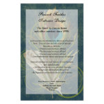 Artful Detail Peacock Feather Program Flyer