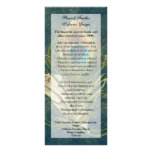 Artful Detail Peacock Feather Rack Card, Menu, Ad rack cards