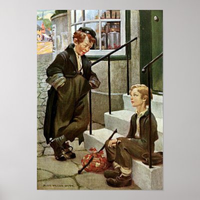 Artful Dodger from Oliver Twist Print by CollageMontage