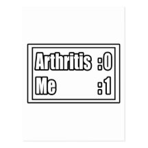 Arthritis Scoreboard Postcard