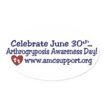 Arthrogryposis Awareness Day Sticker