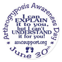 Arthrogryposis Awareness Day Sticker