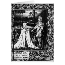 Arthur and the strange mantle greeting cards