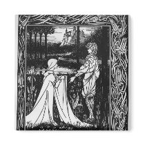 Arthur and the strange mantle refrigerator magnet