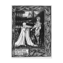 Arthur and the strange mantle postcard