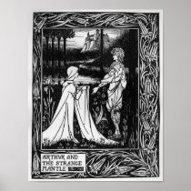 Arthur and the strange mantle print