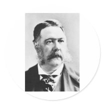 Arthur ~ Chester Alan / President of United States Sticker