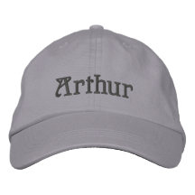 ARTHUR Name Designer Cap Embroidered Hat