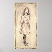 Arthur Rackham Alice In Wonderland Print