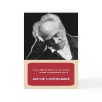 Arthur Schopenhauer Anti-Valentine's Day Card