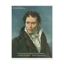 Arthur Schopenhauer "Nations Ridicule" Quote Gifts Postcards