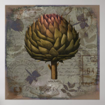 Artichoke cloudy day