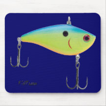 Artificial Fish Baits by FishTs Mouse Pad