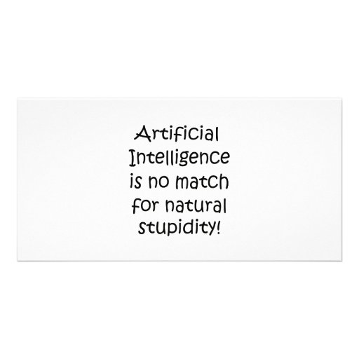 Artificial Intelligence Customized Photo Card
