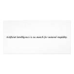 Artificial intelligence has met it's match. photo cards